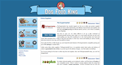 Desktop Screenshot of dogfoodking.com